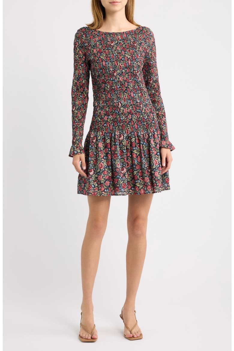 Dalia Minidress, Main, color, CHILTON FLORAL BLOCK
