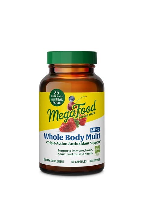 Whole Body Multivitamin for Men with CoQ10, Vitamin D3 K2, Magnesium Citrate, Boron & Copper, 60 Capsules