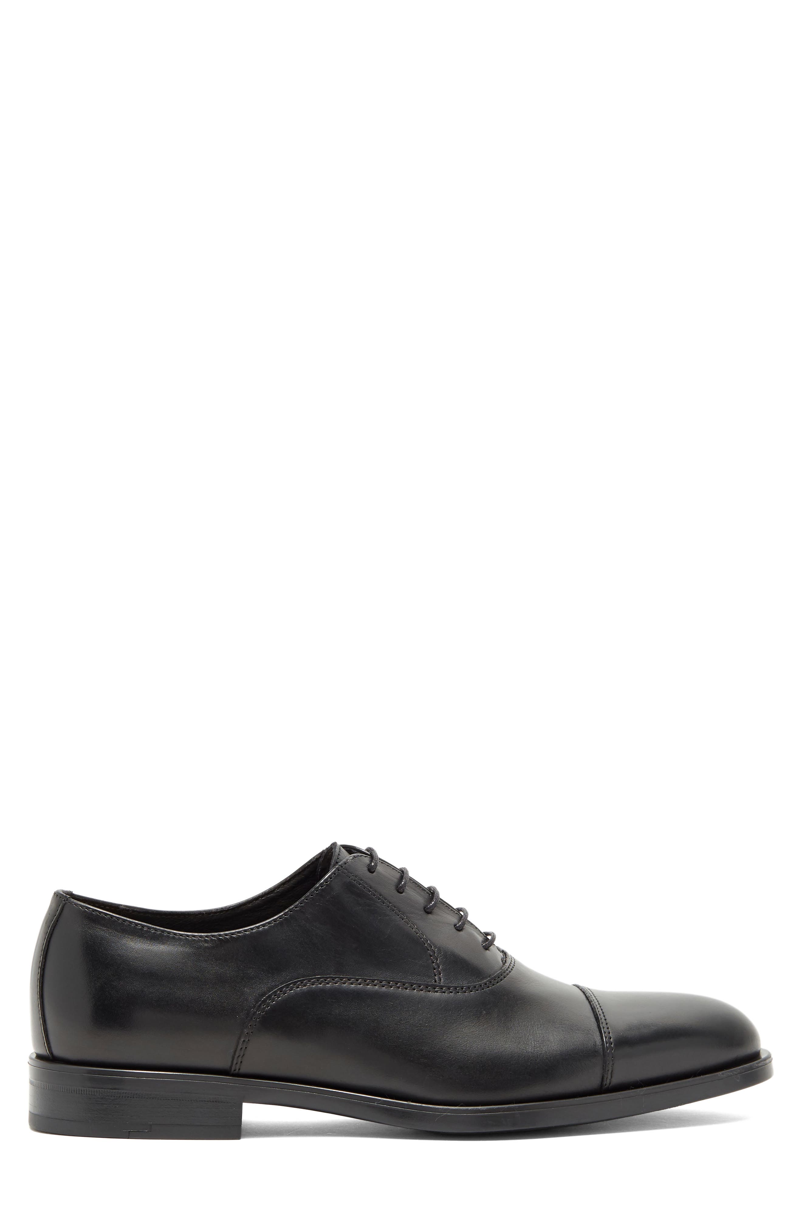 TO BOOT NEW YORK Pienza Cap Toe Oxford, Alternate, color, Black