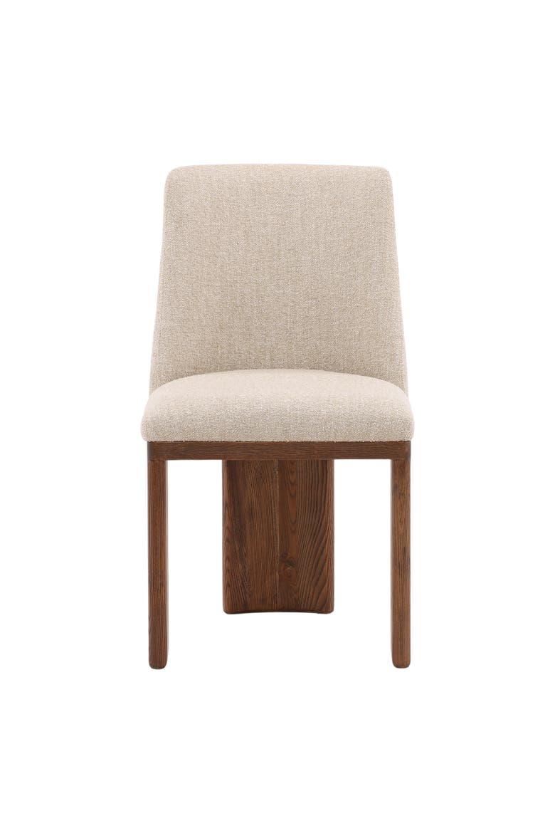 Esmée Boucle Dining Chair, Alternate, color, Brown