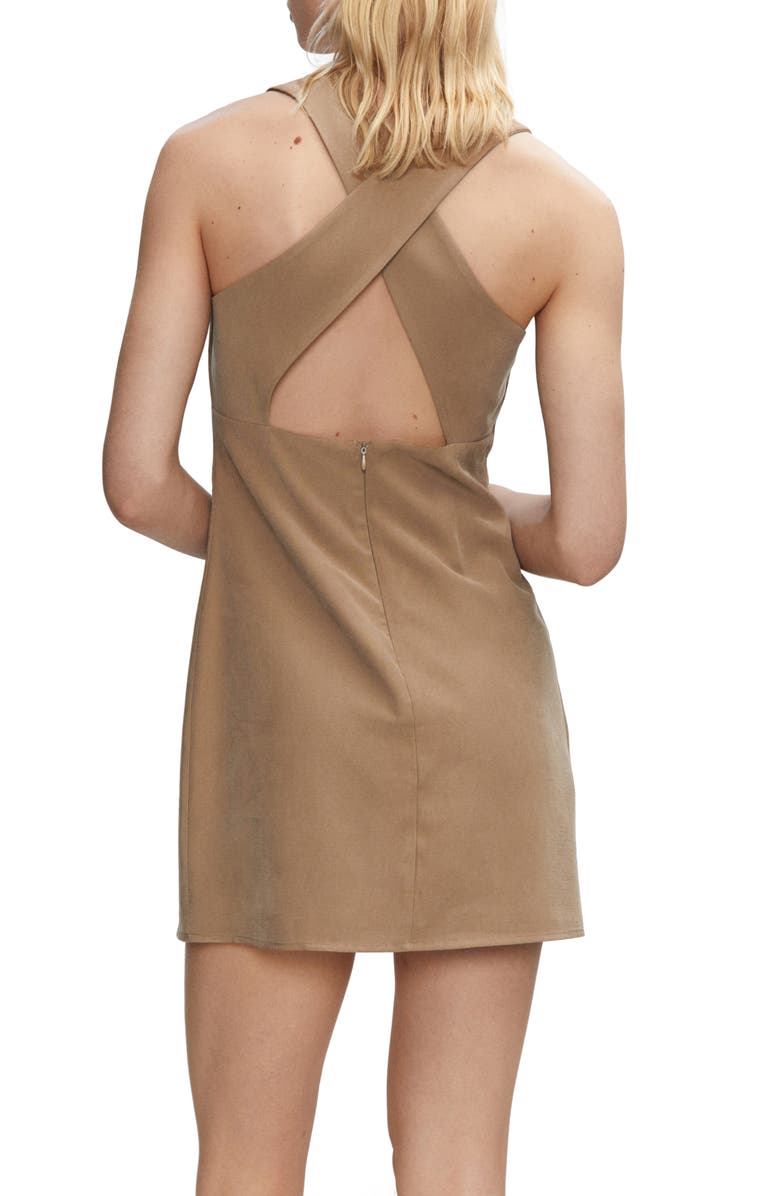 MANGO Crossback Minidress, Alternate, color, 