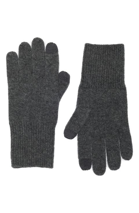 Men's Cashmere Tech Compatible Gloves