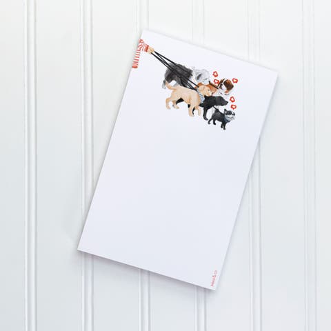 Dogs Likes 5" x 8" Notepad (50 Heavyweight Tear-Off Sheets)