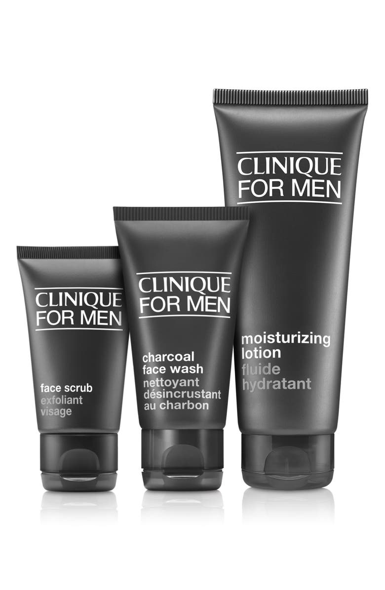 Clinique Daily Hydration Men's Skincare Set $54 Value, Main, color,