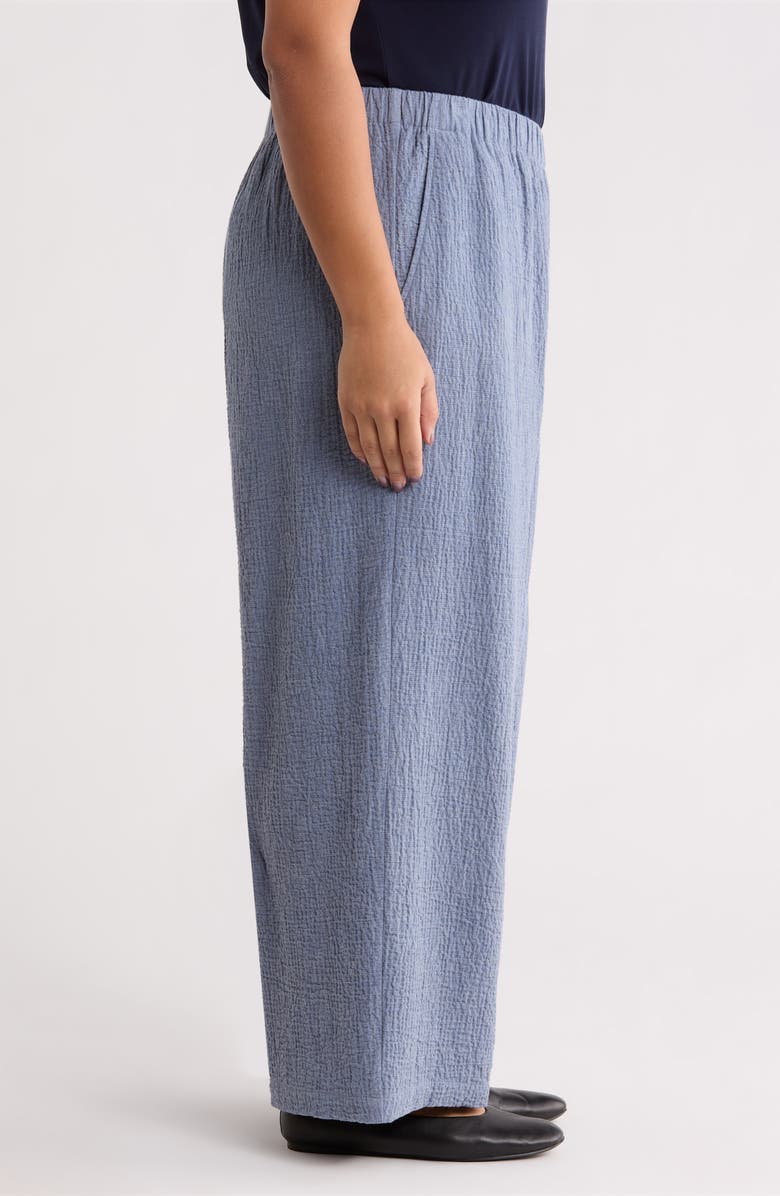 Eileen Fisher Stretch Organic Cotton Ankle Lantern Pants, Alternate, color, Haze