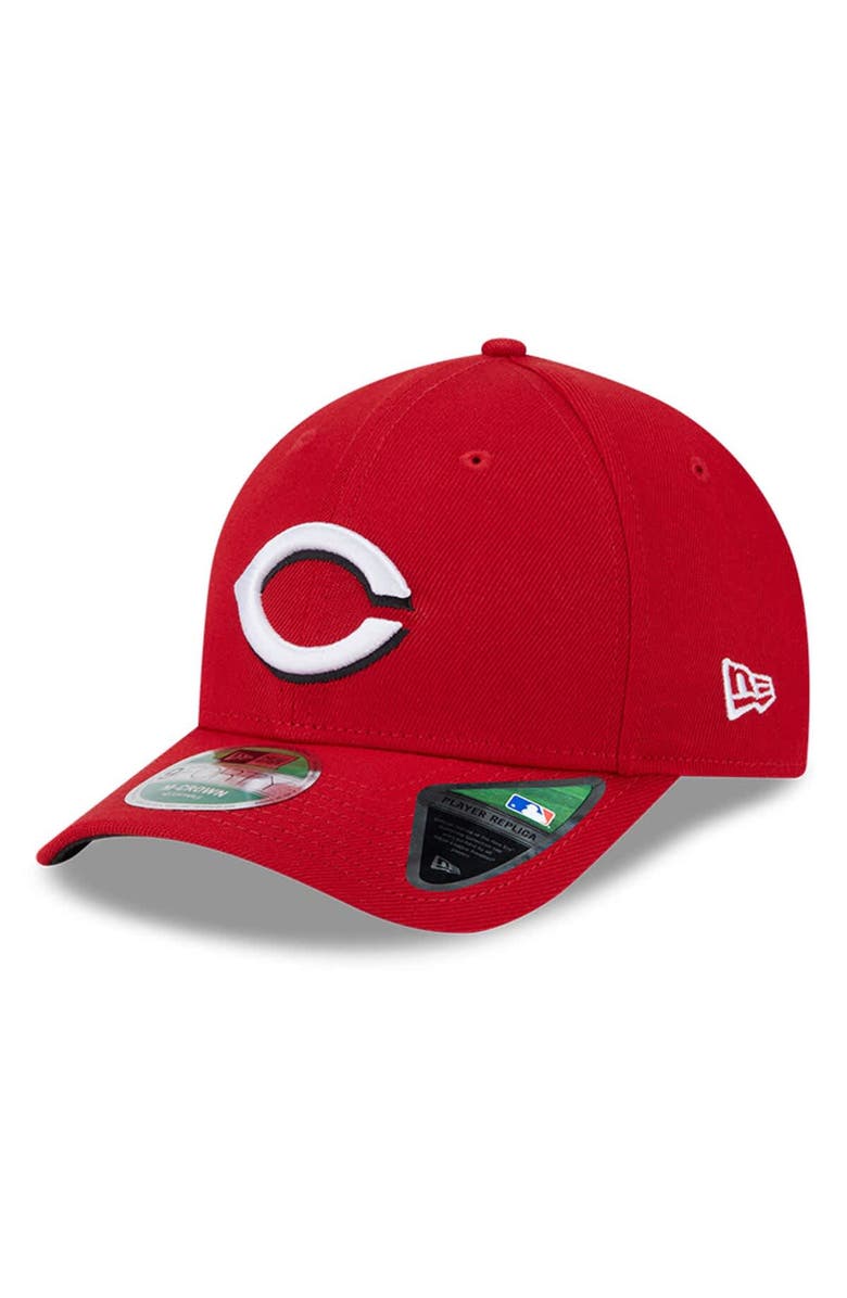 New Era Men's New Era Red Cincinnati Reds Player Replica 9FORTY Adjustable Hat, Main, color, Red