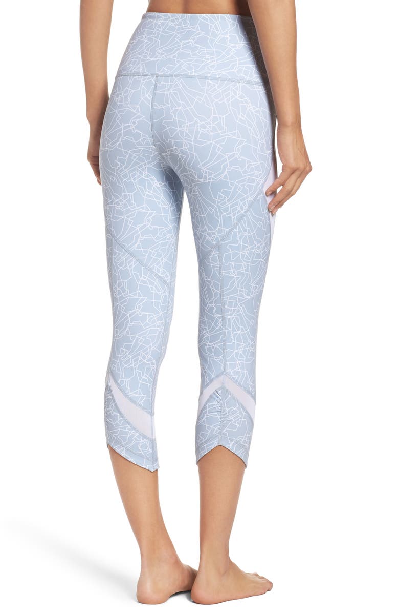 Zella Stellar High Waist Crop Leggings, Alternate, color, 