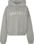 Barbour Katie Logo Embroidered Cotton Graphic Hoodie