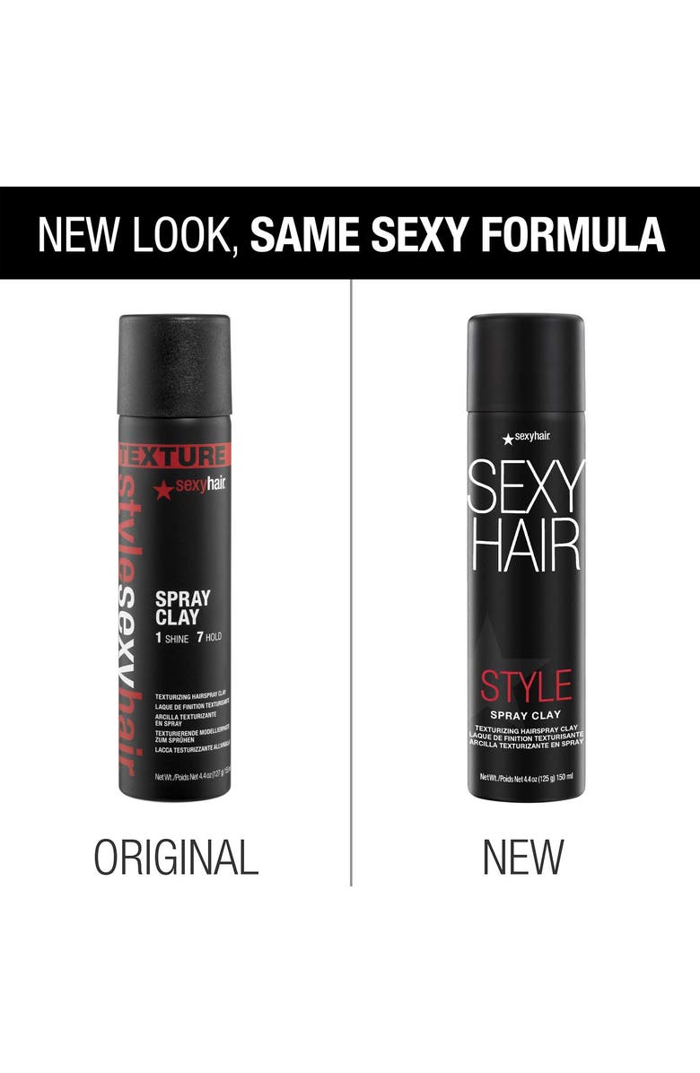 SEXY HAIR SexyHair Style Spray Clay Texturizing Hairspray Clay 4.4 oz, Alternate, color, N/A