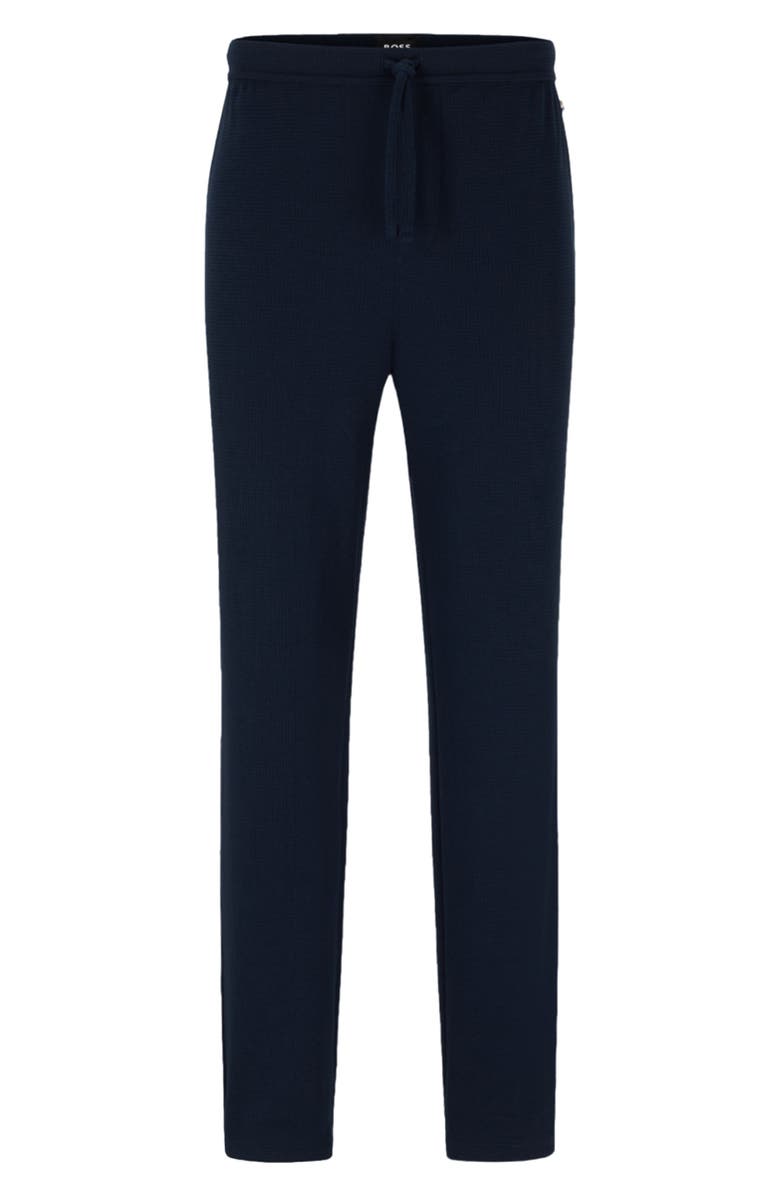 BOSS Waffle Cotton Blend Pajama Pants, Main, color,