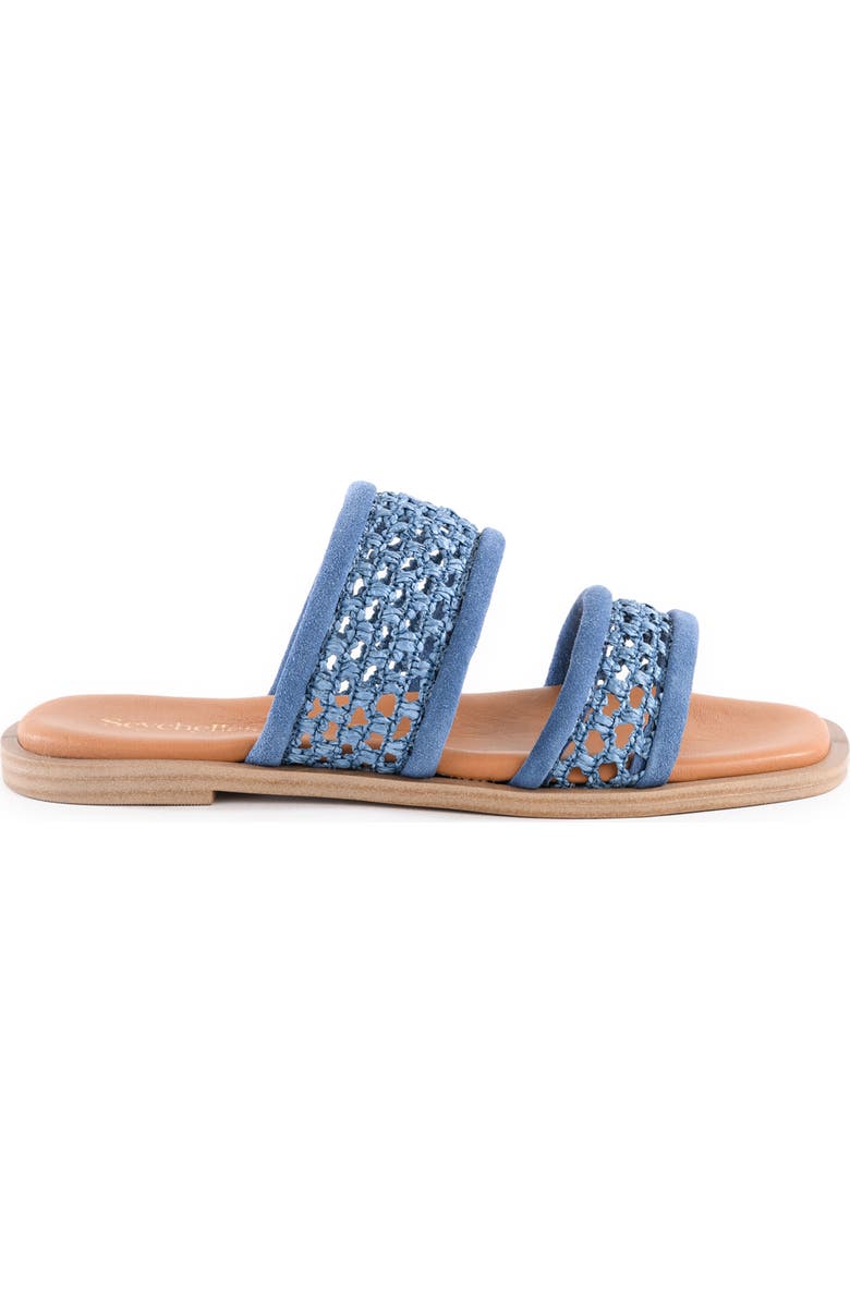 Seychelles Water Lilly Slide Sandal, Alternate, color, Blue