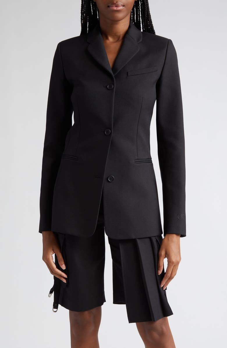 Off-White Tailored Technical Drill Blazer, Main, color,