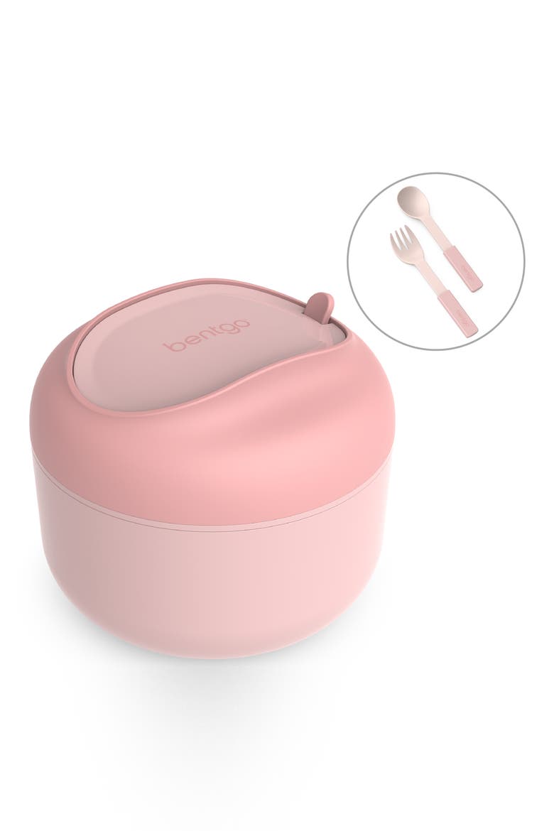 Bento Bowl Lunch Box Set, Main, color, BLUSH