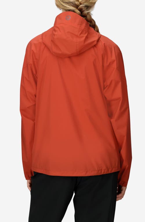 Marmot Superalloy Bio Packable Rain Jacket In Red