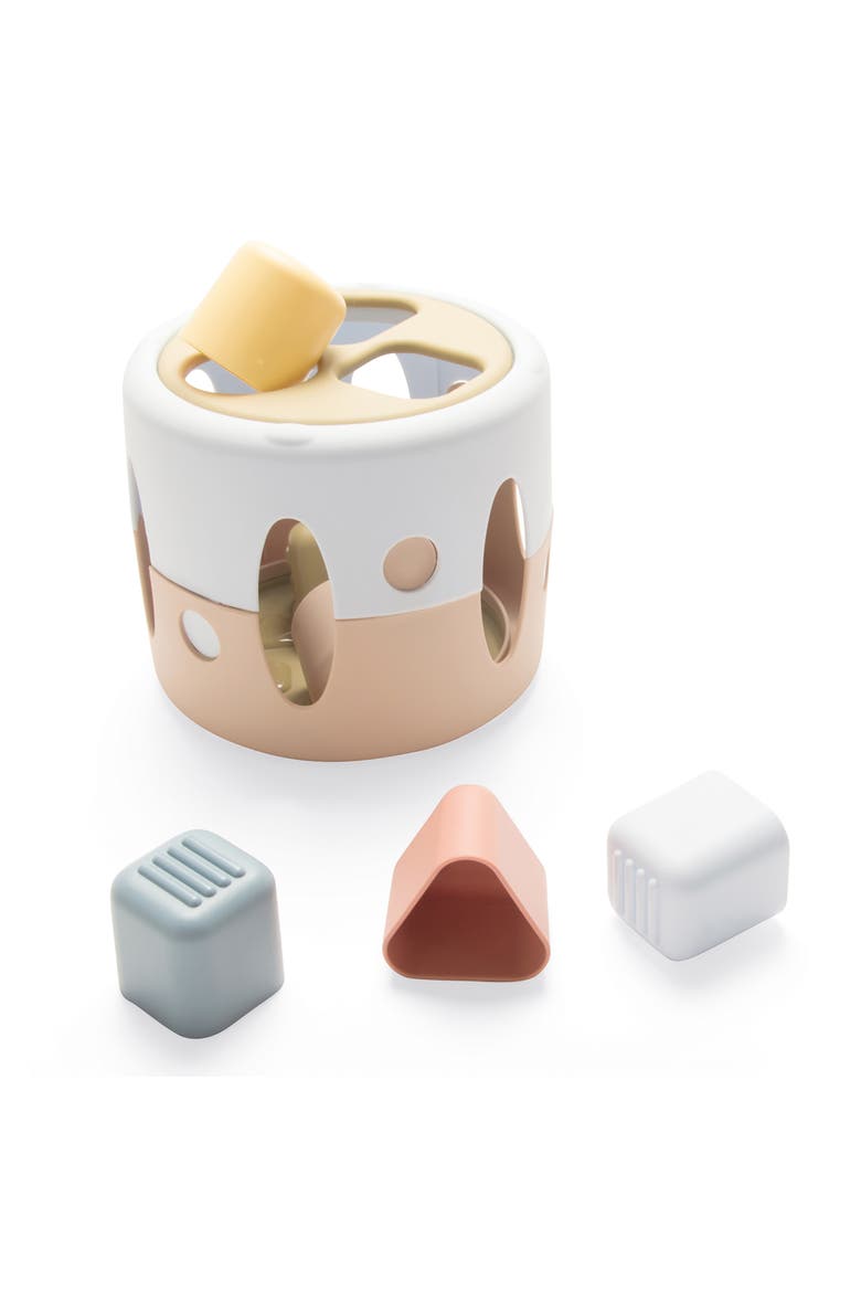 TINY BIO Eco-Friendly Shape Sorter Toy (7 Pieces), Ages 10 Mos+, Main, color, Multicolored