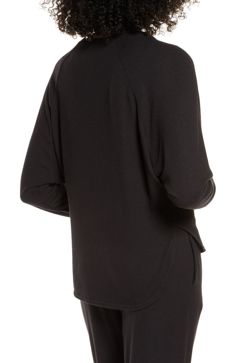 Relaxed Lounge Sweater, Alternate, color, BLACK