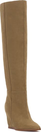 Tiasie Over the Knee Wedge Boot