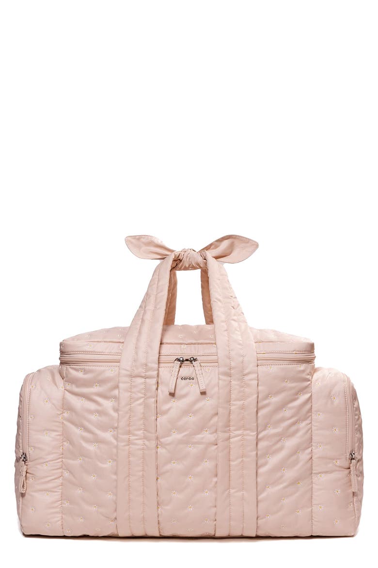 Water Repellent Organic Cotton Hospital Bag, Main, color, QUARTZ - BLUSH