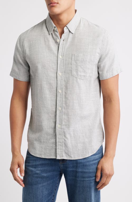 Rails Fairfax Short Sleeve Button-up Shirt In Gray