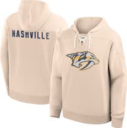 FANATICS Men's Fanatics Cream Nashville Predators Vintage Hoodie
