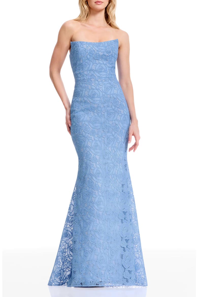 Murphy Strapless Evening Gown, Main, color, SKY