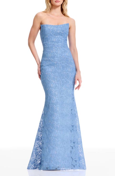 Murphy Strapless Evening Gown