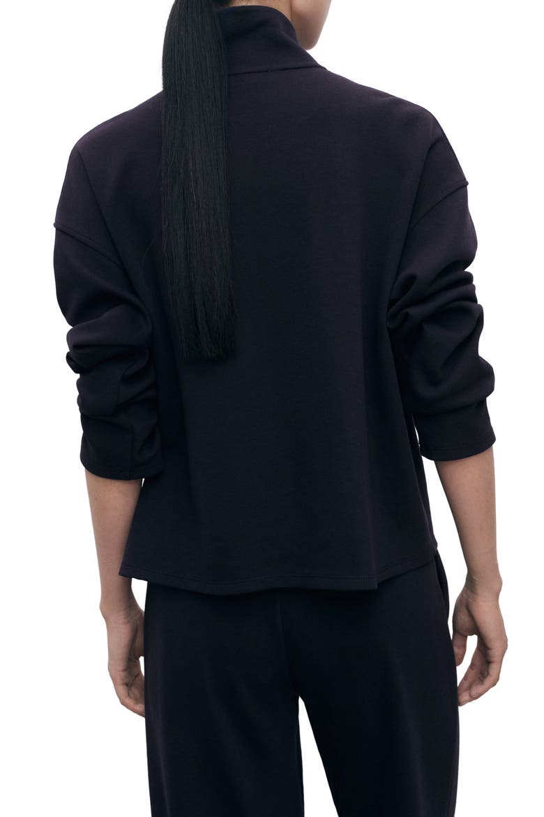 Half Zip Sweatshirt, Alternate, color, NAVY