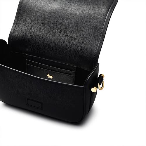 Radley London Bathurst Mews Small Flapover Crossbody Bag In Black