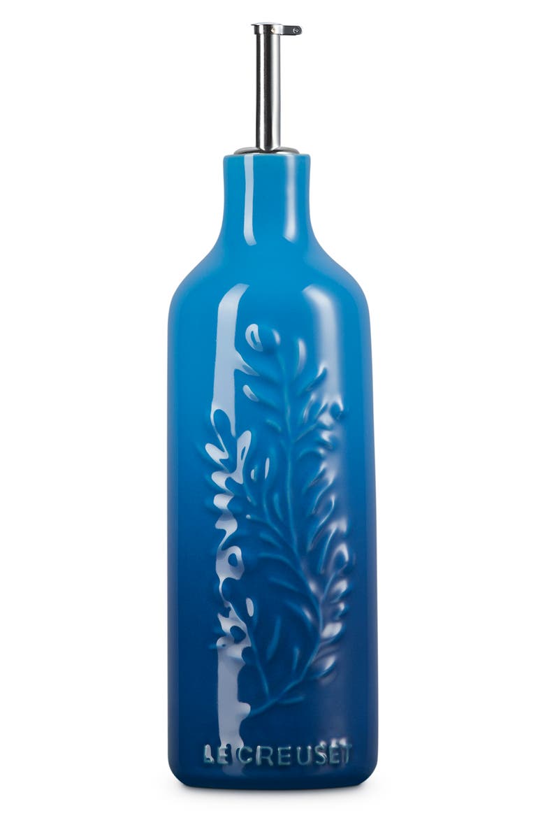 Olive Branch Stoneware Oil Cruet, Alternate, color, MARSEILLE