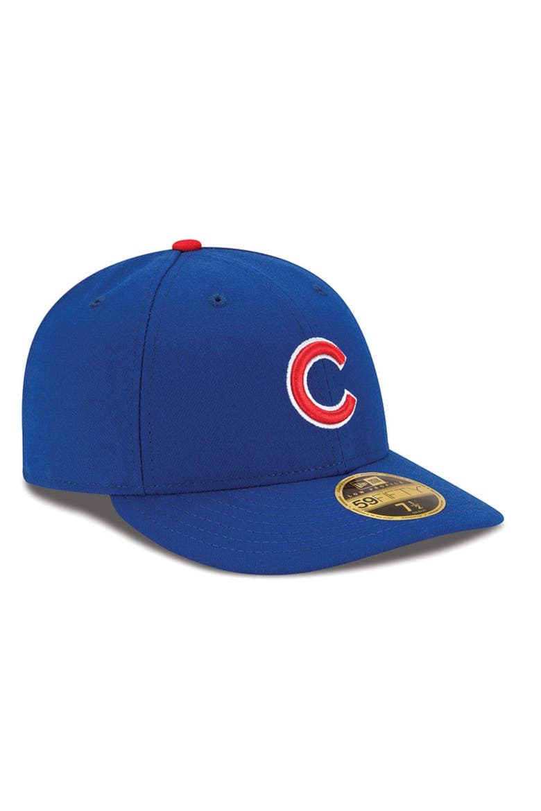Men's New Era Royal Chicago Cubs Authentic Collection On Field Low Profile Game 59FIFTY Fitted Hat, Alternate, color, ROYAL