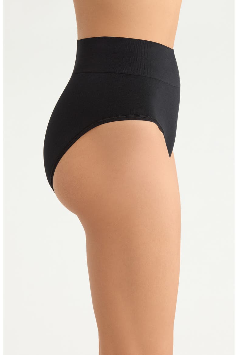 Seamless Briefs, Alternate, color, BLACK
