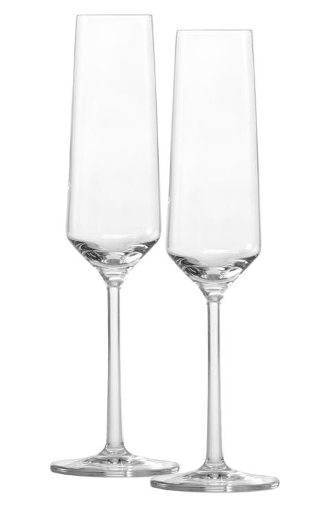 Set of 2 Pure Champagne Flutes