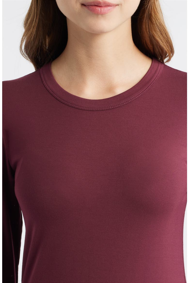 Luca Long Sleeve Jersey T-Shirt, Alternate, color, WINE