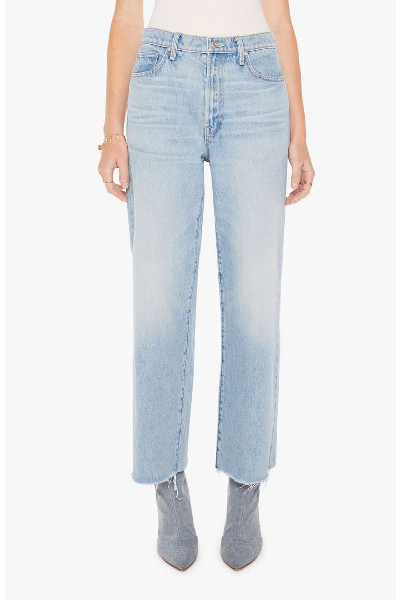 The Rambler Raw Hem Ankle Straight Leg Jeans, Main, color, IM WITH THE BAND