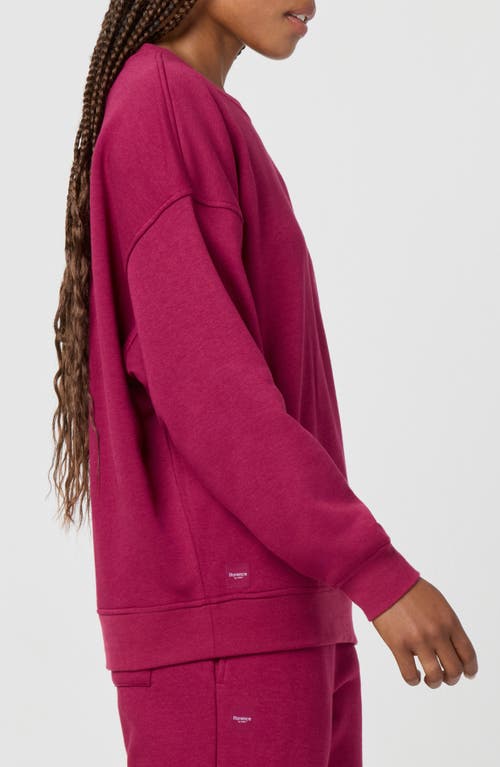 Florence By Mills Cozy Crush Oversize Sweatshirt In Red