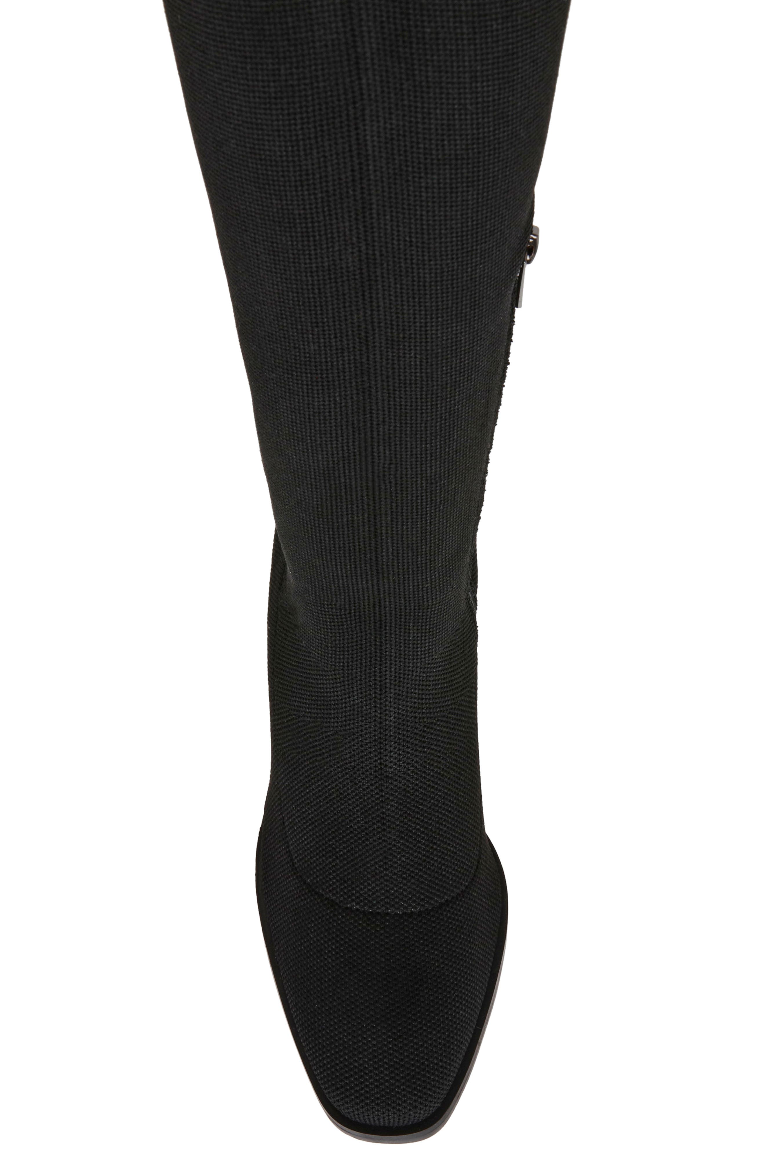 Anne Klein Alina Knee High Boot, Alternate, color, Black Knit