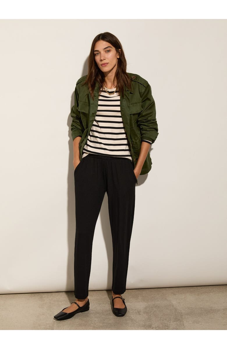 Baukjen Neath Tapered Trousers, Alternate, color, Caviar Black
