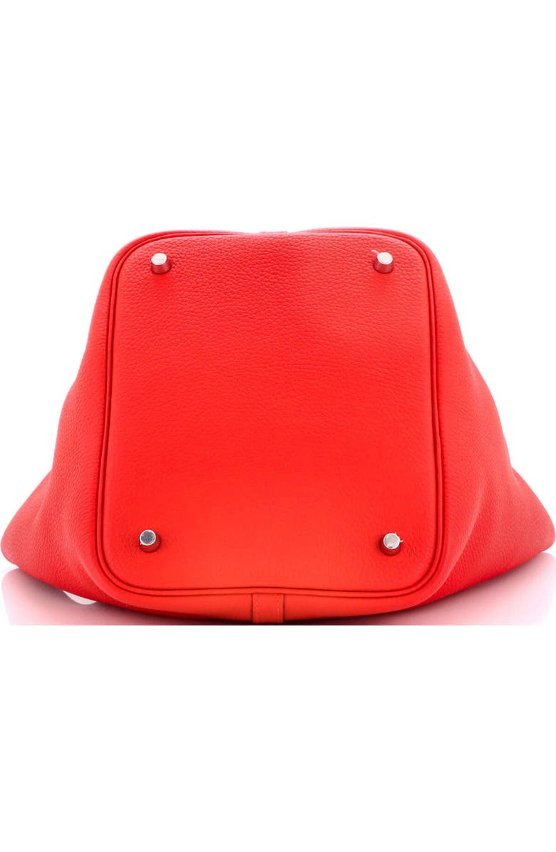Pre-Owned Hermes Picotin Lock Bag Clemence MM, Alternate, color, Rouge De Coeur