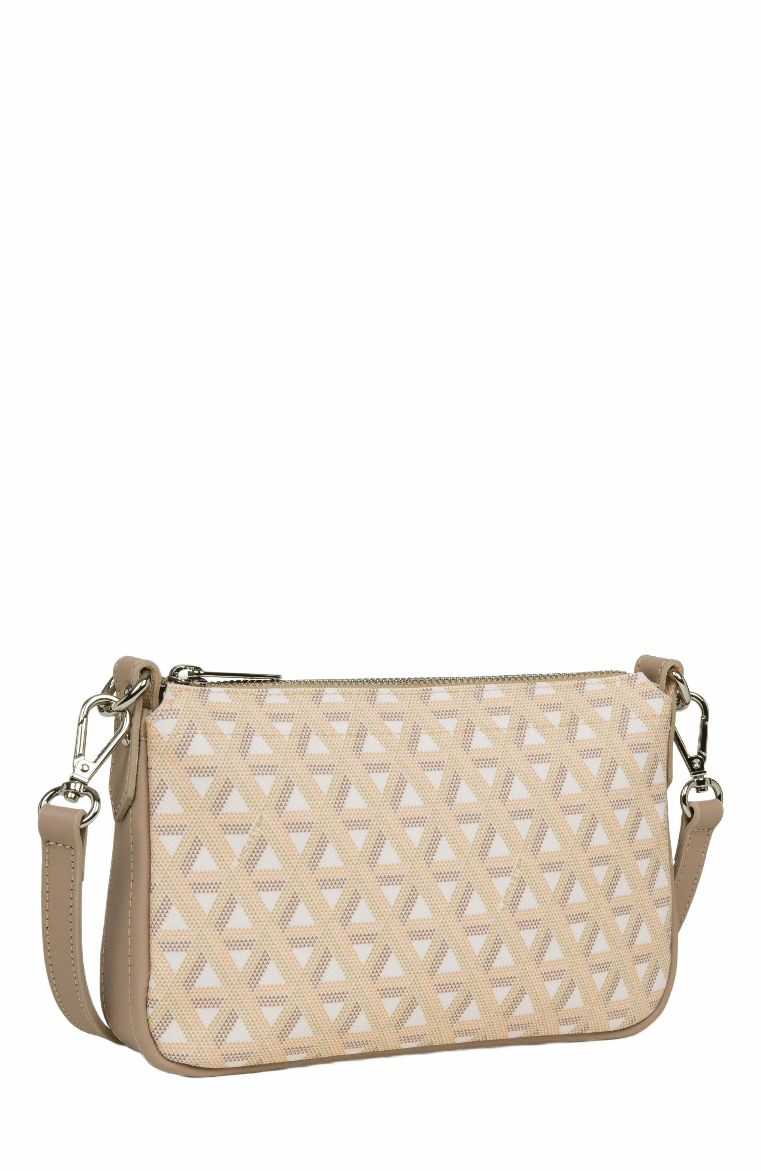 Lancaster Zipped Pouch S Ikon, Alternate, color, Beige