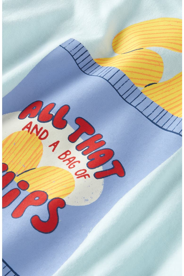 Graphic T-Shirt, Alternate, color, BLUE PASTEL BAG OF CHIPS