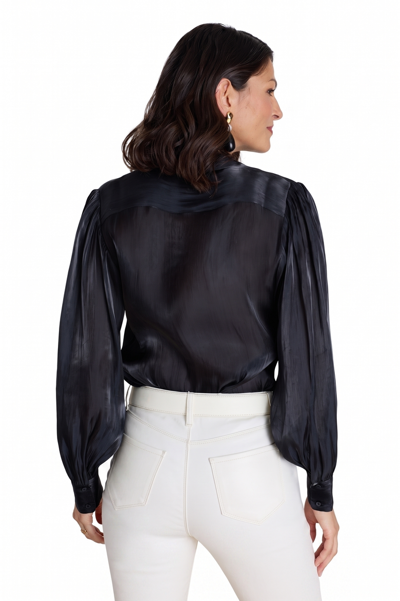 Colette Blouse, Alternate, color, Black