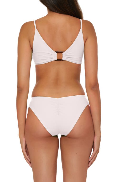 Becca Modern Edge Hipster Bikini Bottoms In White