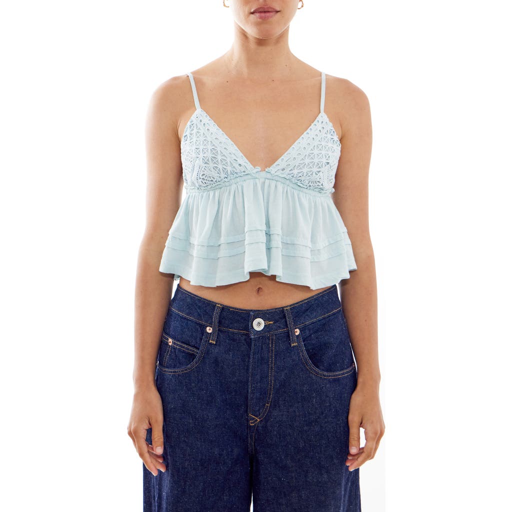 Bdg Urban Outfitters Bella Crop Babydoll Camisole