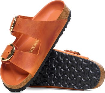 Arizona Big Buckle Genuine Shearling Lined Sandal