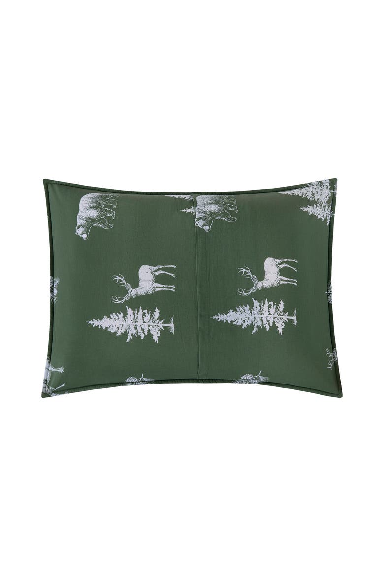 Fernwood Forest Bedding Quilt Collection, Alternate, color, Green
