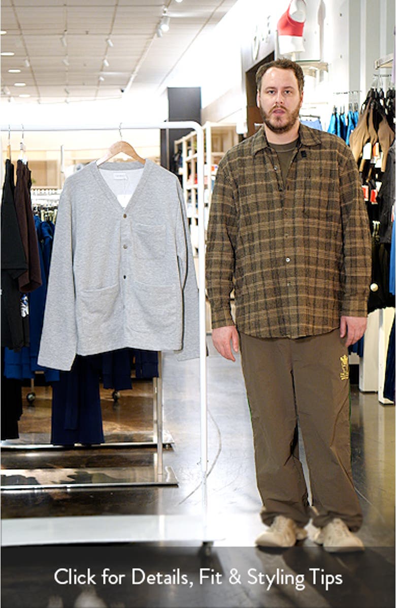 Oversized Jersey Cardigan, sales video thumbnail
