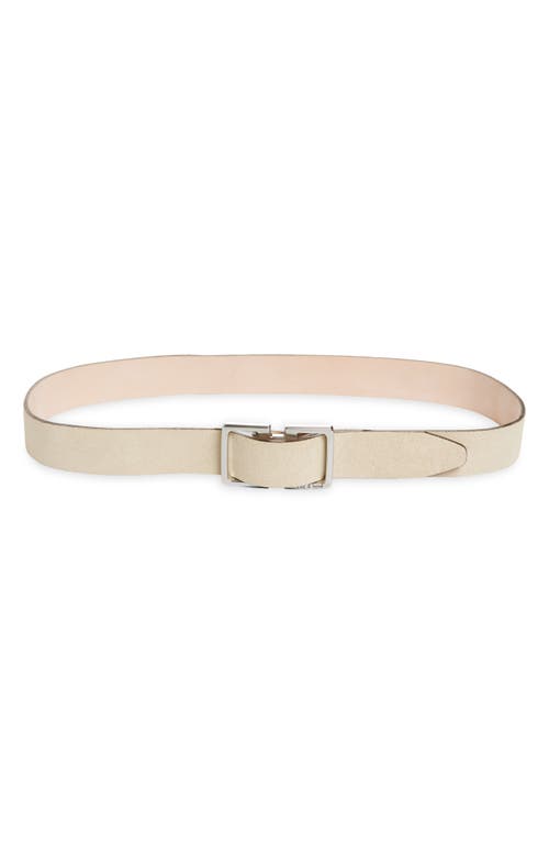 Rag & Bone Harlow Suede Belt In Greige