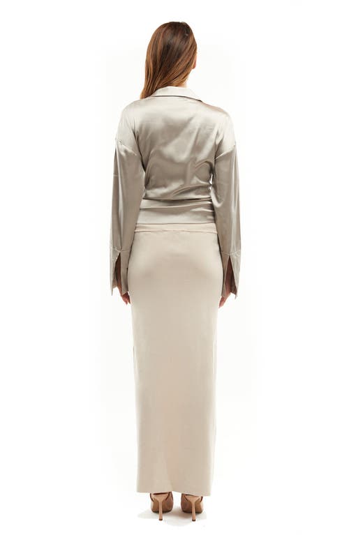 Mother Of All Gisele Top In Metallic