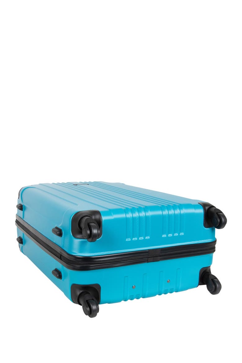 Out of Bounds Lightweight Hardside 4-Wheel Spinner Luggage, Alternate, color, TEAL