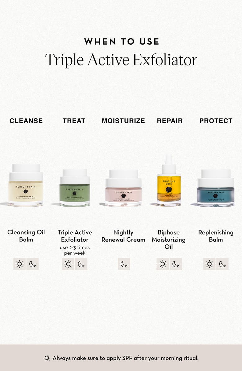 Furtuna Skin Triple Active Exfoliator, Alternate, color,